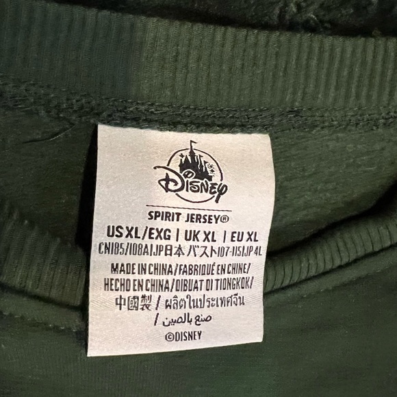 Disney Green Sweatshirt with Embroidered Logo - Picture 3 of 4